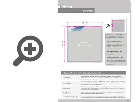 Product Bild bieretikett_hoch_(9_8_x_10_1_cm)__4_0-farbig_bedruckt