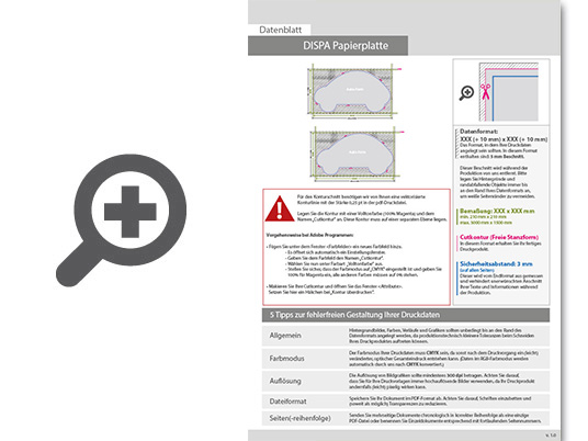 Product Bild dispa_papierplatten_in_auto-form_konturgefr__st___beidseitig_4_4-farbig_bedruckt