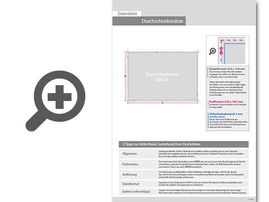 Product Bild durchschreibes__tze_din_a5_quer__5-fach__1_0-farbig__50_s__tze_je_block