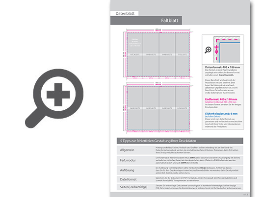 Product Bild faltblatt__gefalzt_auf_12_0_cm_x_18_0_cm__vertikaler_zickzackfalz__8-seitig