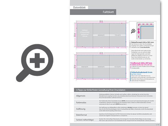 Product Bild faltblatt__gefalzt_auf_din_a4__vertikaler_zickzackfalz__6-seitig