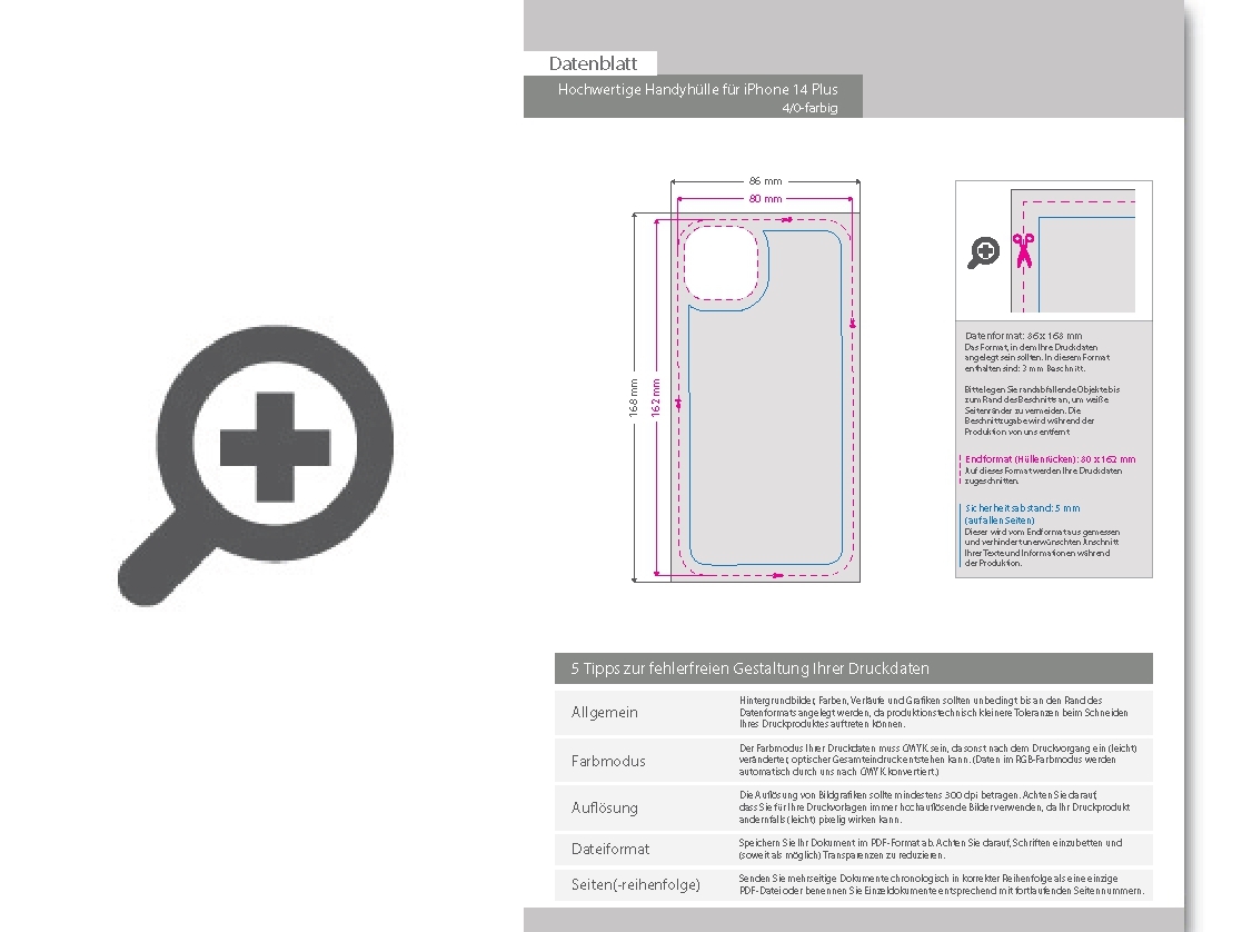 Product Bild hochwertige_handyh__lle_f__r_iphone_14_plus__4_0-farbig_einseitig_bedruckt