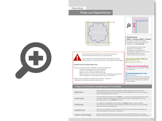 Product Bild karton_mit_wabenstruktur_in_button-form_konturgefr__st___einseitig_4_0-farbig_bedruckt